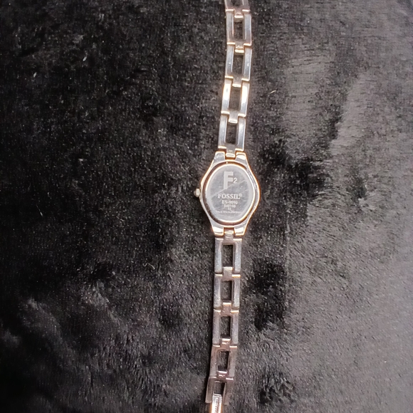 Bundle Of Fossil 2 Silver Watches with Blue Dial Es9090 Es9021 - Picture 9 of 14